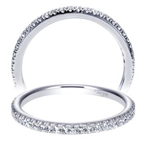 Taryn 14 Karat White Gold Straight Wedding Band TW9192W44JJ