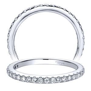 Taryn 14 Karat White Gold Straight Wedding Band TW9381W44JJ