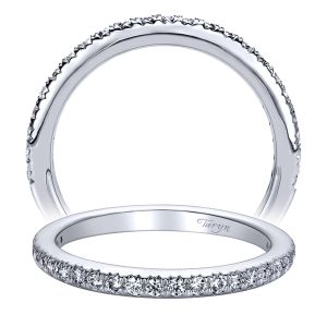 Taryn 14 Karat White Gold Straight Wedding Band TW9384W44JJ