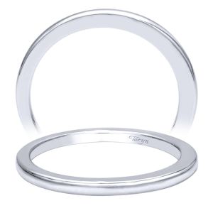 Taryn 14 Karat White Gold Straight Wedding Band TW9386W4JJJ