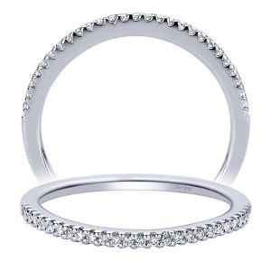 Taryn 14 Karat White Gold Curved Wedding Band TW9402W44JJ