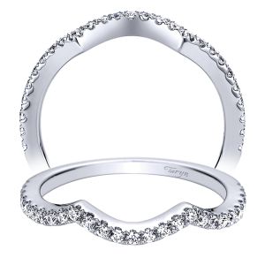 Taryn 14 Karat White Gold Curved Wedding Band TW9409W44JJ