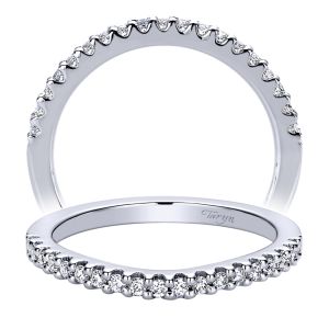 Taryn 14 Karat White Gold Straight Wedding Band TW9429W44JJ