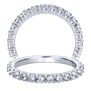 Taryn 14 Karat White Gold Straight Wedding Band TW9452W44JJ