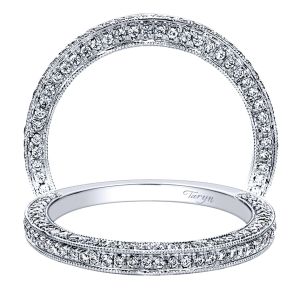 Taryn 14 Karat White Gold Straight Wedding Band TW9525W44JJ