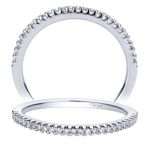 Taryn 14 Karat White Gold Curved Wedding Band TW9540W44JJ