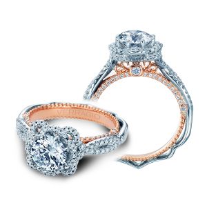 Verragio Venetian-5064R-2WR Platinum Engagement Ring