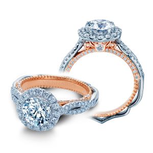 Verragio Venetian-5068R-2WR Platinum Engagement Ring