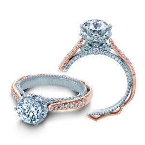 Verragio Venetian-5070D-2RW Platinum Engagement Ring