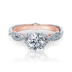 Verragio Couture-0421DR-TT 18 Karat Engagement Ring