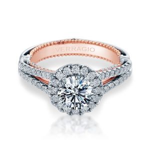 Verragio Couture-0474R-2WR Platinum Engagement Ring