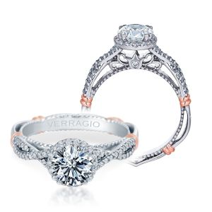 Verragio Parisian-106R Platinum Engagement Ring