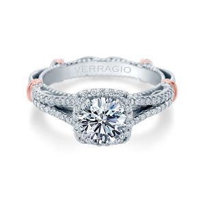 Verragio Parisian-107CU Platinum Engagement Ring