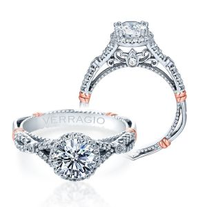 Verragio Parisian-109R Platinum Engagement Ring