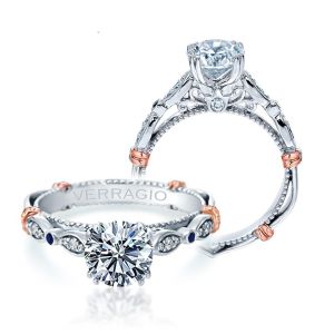 Verragio Parisian-CL-DL100 Platinum Engagement Ring