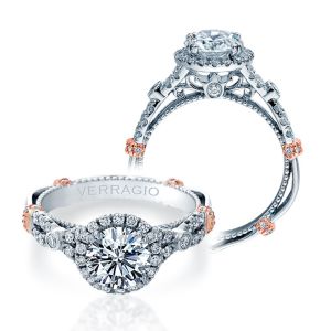 Verragio Parisian-DL109R Platinum Engagement Ring