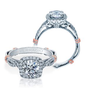 Verragio Parisian-DL106CU Platinum Engagement Ring