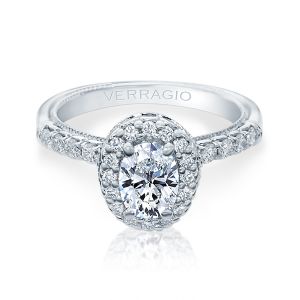 Verragio Renaissance-944OV 14 Karat Diamond Engagement Ring