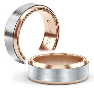 Verragio 14 Karat Diamond Wedding Band VWFX-8502-Rose