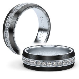 Verragio Platinum Wedding Band VWFXD-7503