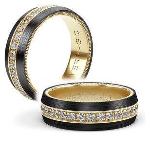 Verragio 14 Karat Diamond Wedding Band VWFXD-7503-Yellow