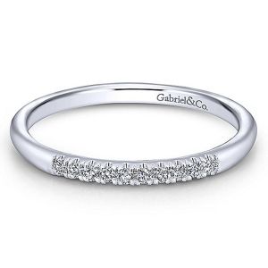 Gabriel 14 Karat Straight Wedding Band WB10785W44JJ