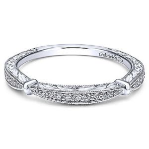 Gabriel 14 Karat Matching Straight Wedding Band WB11783R2W44JJ