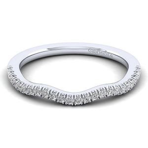 Gabriel 14 Karat White Gold Matching Wedding Band WB12663E3W44JJ