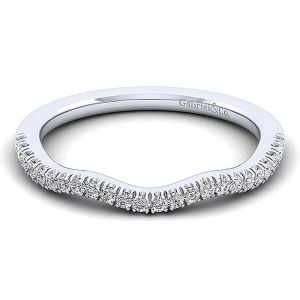 Gabriel 14 Karat White Gold Matching Wedding Band WB12663M3W44JJ