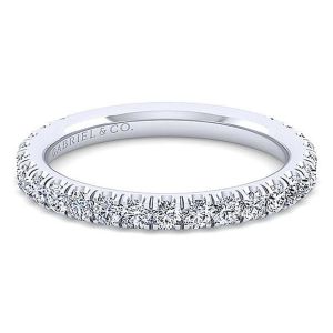 Gabriel 14 Karat White Gold Matching Wedding Band WB13651W44JJ