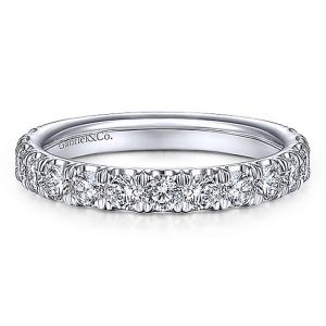 Gabriel 14 Karat White Gold Matching Wedding Band WB15121R8W44JJ