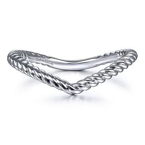 Gabriel 14 Karat White Gold Matching Wedding Band WB15401R4W4JJJ