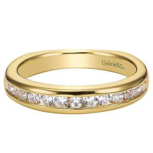Gabriel 14 Karat Contemporary Wedding Band WB3963Y44JJ