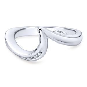 Gabriel 14 Karat Contemporary Wedding Band WB4309W44JJ