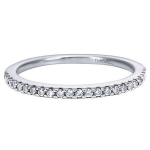 Gabriel 14 Karat Straight Matching Wedding Band WB5345W44JJ