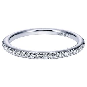 Gabriel 14 Karat Straight Matching Wedding Band WB5346W44JJ