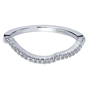 Gabriel 14 Karat Curved Matching Wedding Band WB5712W44JJ