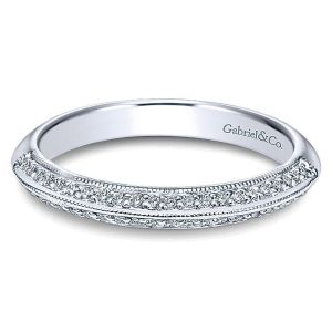 Gabriel 14 Karat Straight Matching Wedding Band WB6525W44JJ