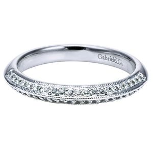 Gabriel 14 Karat Straight Matching Wedding Band WB6526W44JJ