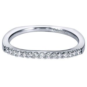 Gabriel 14 Karat Straight Matching Wedding Band WB6561W44JJ
