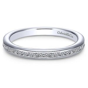 Gabriel 14 Karat Straight Matching Wedding Band WB6665W44JJ