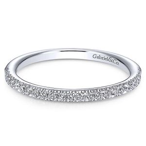 Gabriel 14 Karat Straight Matching Wedding Band WB6984W44JJ