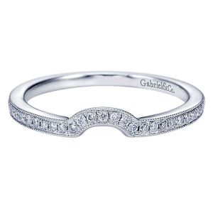 Gabriel 14 Karat Curved Matching Wedding Band WB6989W44JJ