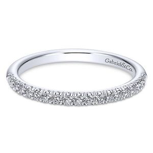 Gabriel 14 Karat Straight Matching Wedding Band WB6990W44JJ