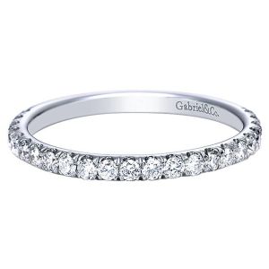 Gabriel 14 Karat Straight Matching Wedding Band WB7430W44JJ