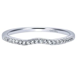 Gabriel 14 Karat Curved Matching Wedding Band WB7975W44JJ