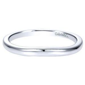 Gabriel 14 Karat Curved Matching Wedding Band WB8075W4JJJ