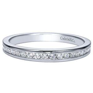 Gabriel 14 Karat Straight Matching Wedding Band WB8135W44JJ