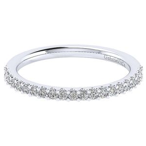 Gabriel 14 Karat Straight Matching Wedding Band WB8198W44JJ