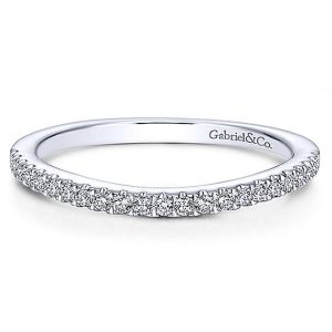 Gabriel 14 Karat Curved Matching Wedding Band WB8202W44JJ